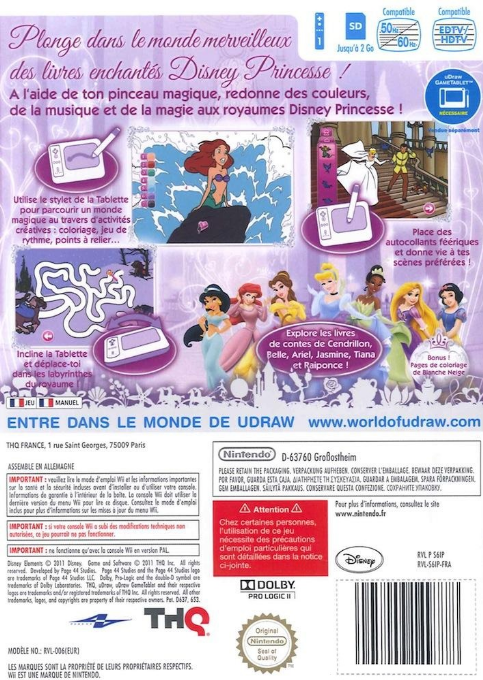 Disney Princess - Enchanting Storybooks — box-2D-back (FR)
