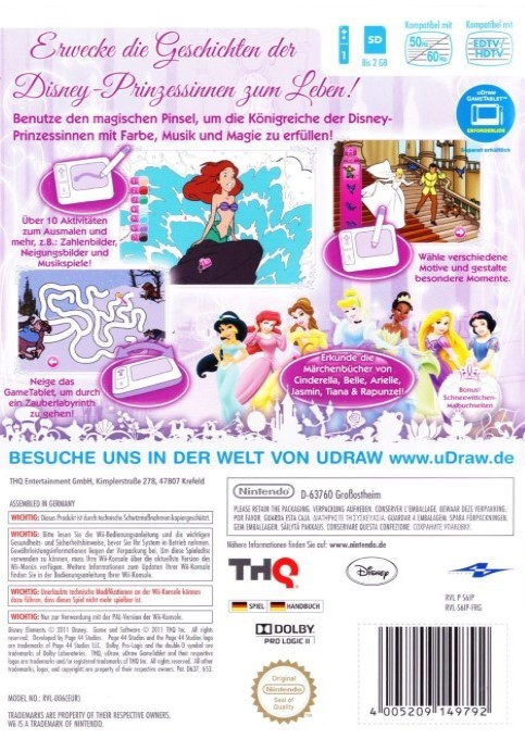 Disney Princess - Enchanting Storybooks — box-2D-back (DE)