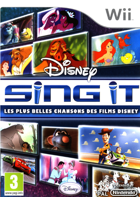 Disney Sing It - Les Plus Belles Chansons Des Films Disney — box-2D (FR)