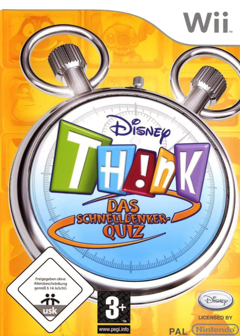 Disney Th!nk Fast — box-2D (DE)