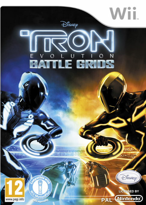 Disney Tron - Evolution - Battle Grids — box-2D (NL)