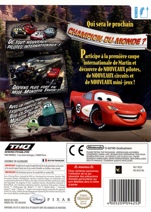 Cars - Mater-National — box-2D-back (FR)