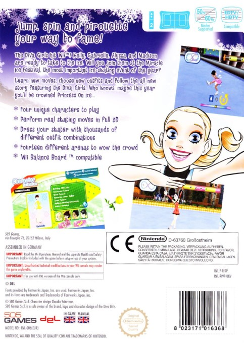 Diva Girls - Princess On Ice — box-2D-back (EU)