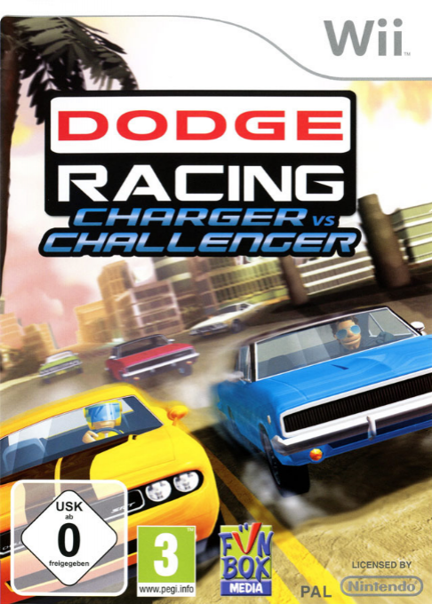 Dodge Racing - Charger Vs Challenger — box-2D (EU)