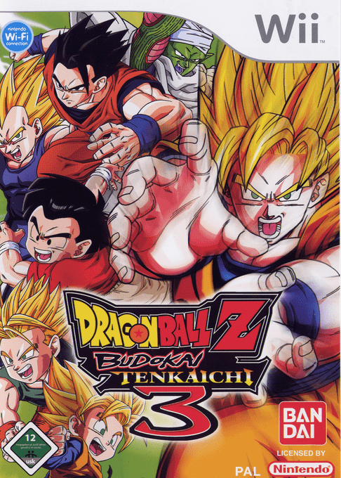 Dragon Ball Z - Budokai Tenkaichi 3 — box-2D (DE)