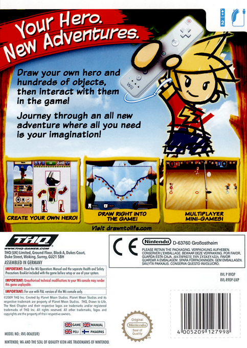 Drawn to Life - The Next Chapter — box-2D-back (EU)