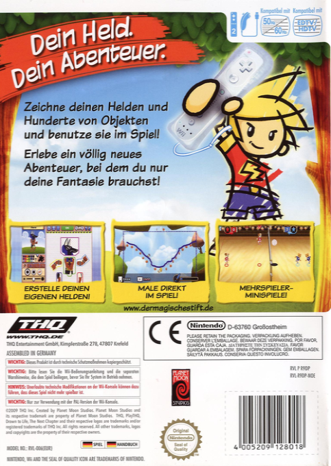 Drawn to Life - The Next Chapter — box-2D-back (DE)