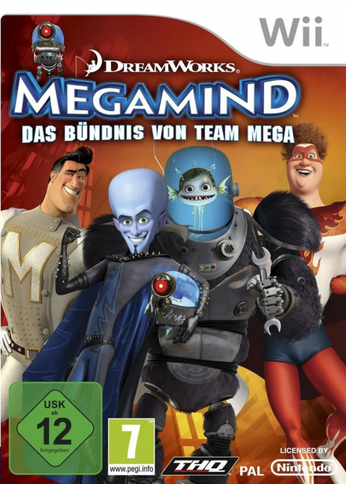 DreamWorks Megamind - Mega Team Unite — box-2D (DE)
