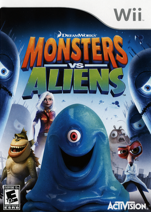 Monstres Contre Aliens box art