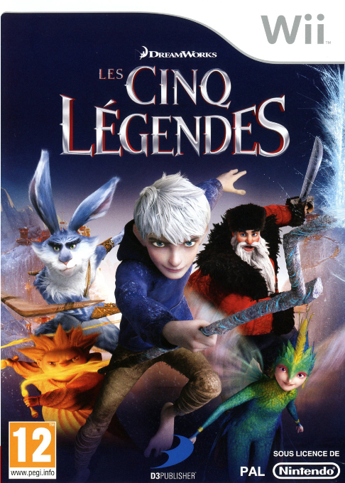 Cinq Légendes, Les — box-2D (FR)