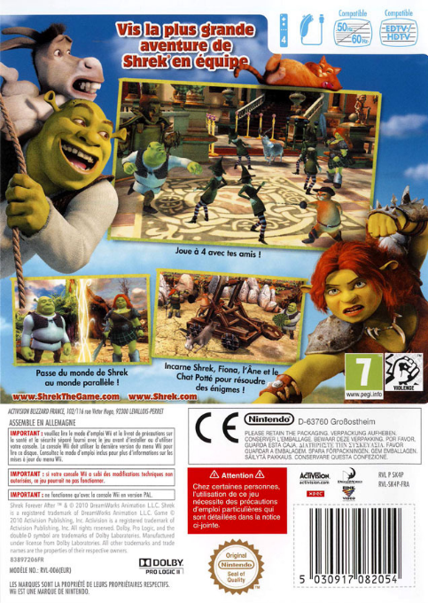 Shrek Forever After — box-2D-back (FR)
