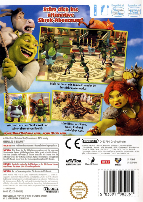 Shrek Forever After — box-2D-back (DE)
