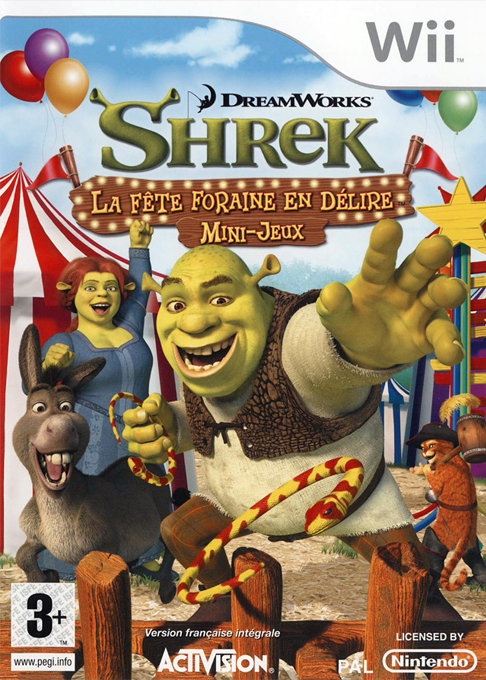 Shrek's Carnival Craze Party Games — box-2D (FR)