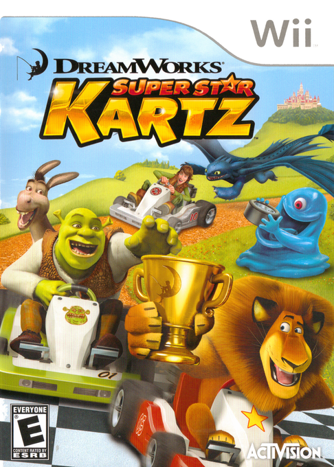 Dreamworks Super Star Kartz box art