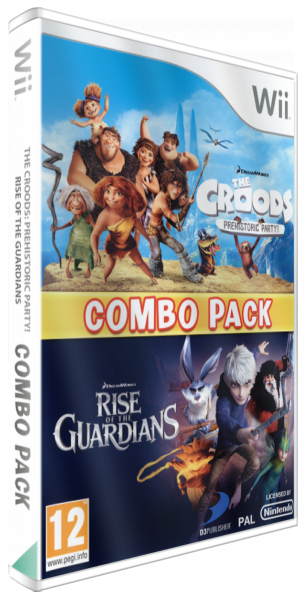 Dreamworks The Croods - Prehistoric Party! And Rise Of The Guardians - Co — box-3D (EU)