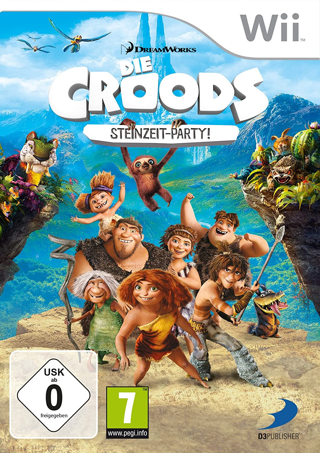 Croods, The - Prehistoric Party! — box-2D (DE)