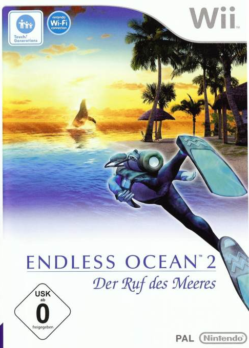 Endless Ocean 2 - Adventures of the Deep — box-2D (DE)