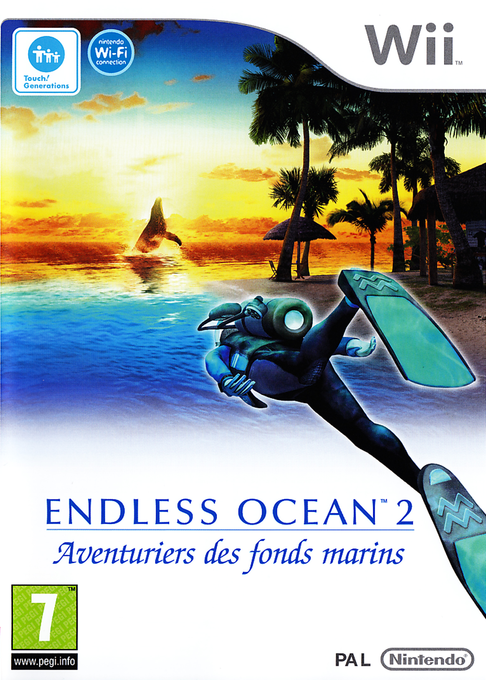 Endless Ocean 2 - Adventures of the Deep — box-2D (FR)