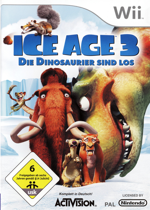 Ice Age 3 - Dawn of the Dinosaurs — box-2D (DE)