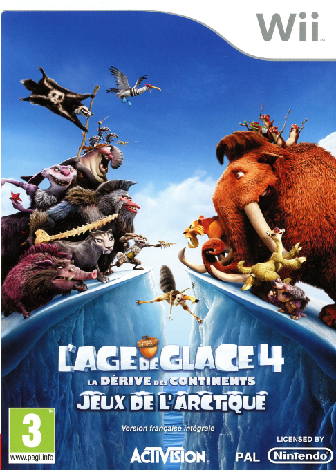 Ice Age 4 - Continental Drift - Artic Games — box-2D (FR)