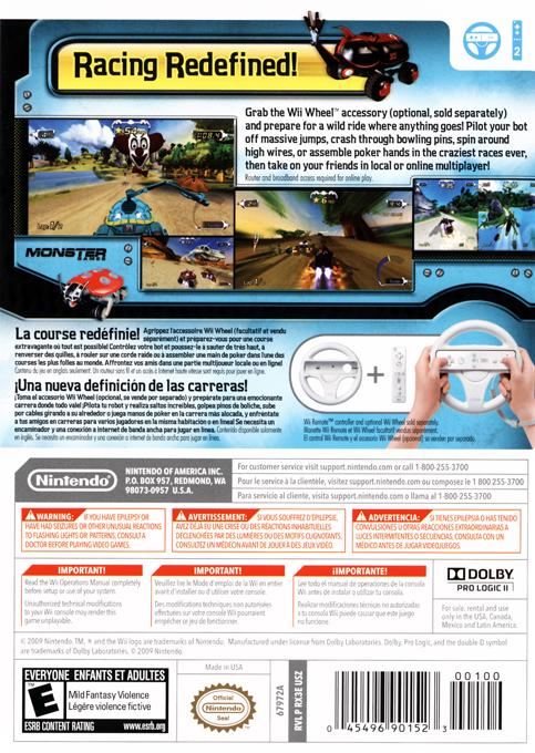 Excitebots - Trick Racing — box-2D-back (US)