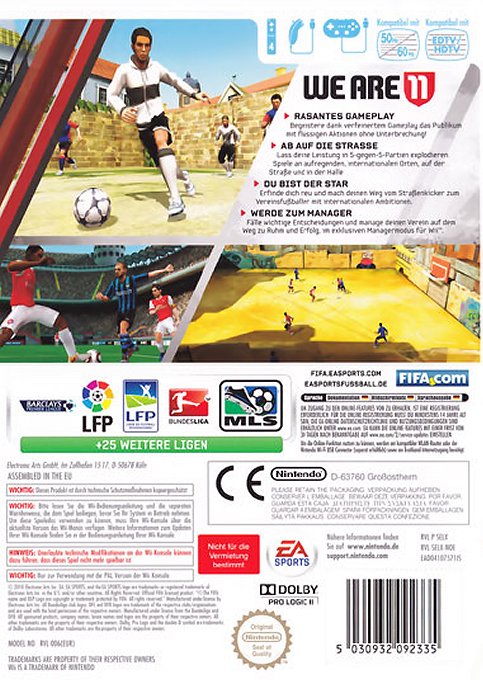 Fifa 11 — box-2D-back (DE)