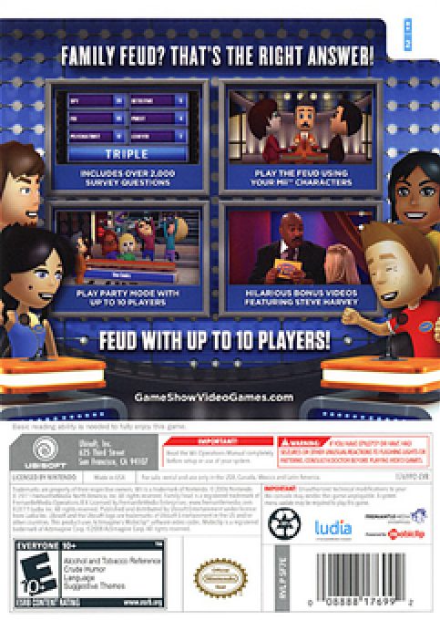 Family Feud 2012 — box-2D-back (US)