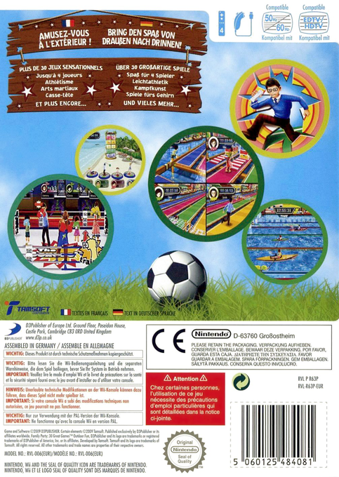 Family Party - 30 Great Games Outdoor Fun — box-2D-back (FR)