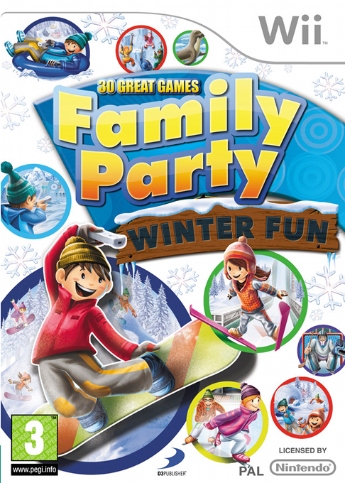 Family Party - 30 Great Games Winter Fun — box-2D (UK)