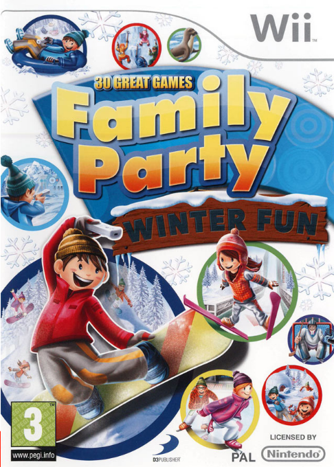 Family Party - 30 Great Games Winter Fun — box-2D (FR)