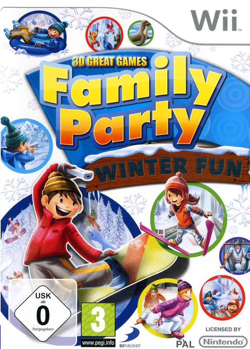 Family Party - 30 Great Games Winter Fun — box-2D (DE)
