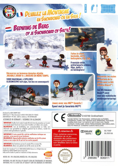 Family Ski And Snowboard — box-2D-back (FR)