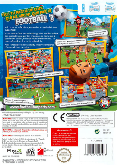 Fantastic Football Fan Party — box-2D-back (FR)