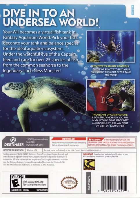 Fantasy Aquarium World — box-2D-back (US)