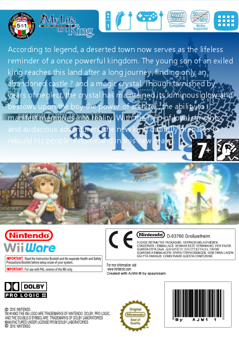 Final Fantasy Crystal Chronicles - My Life As A King — box-2D-back (EU)