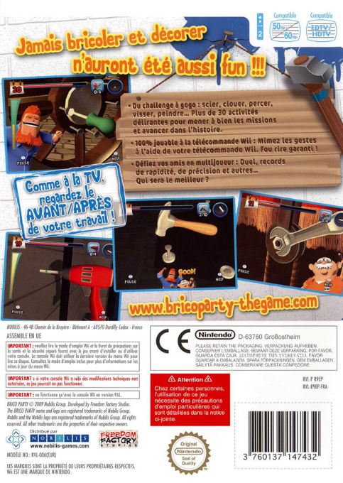 Fix It - Home Improvement Challenge — box-2D-back (FR)