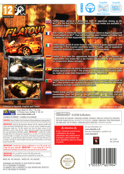 Flatout — box-2D-back (EU)