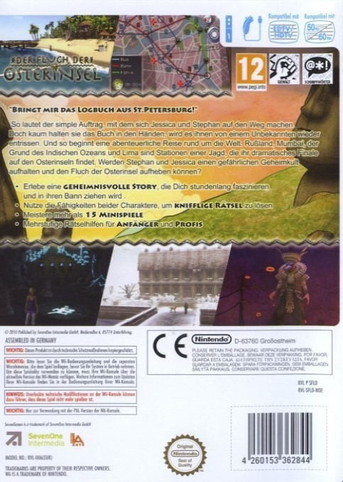 Fluch Der Osterinsel, Der — box-2D-back (DE)