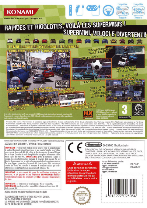 Gti Club Supermini Festa! — box-2D-back (FR)