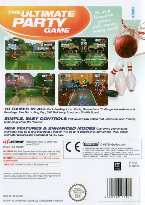 More Game Party — box-2D-back (EU)