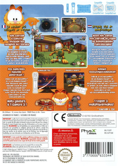 Garfield Show, The — box-2D-back (FR)