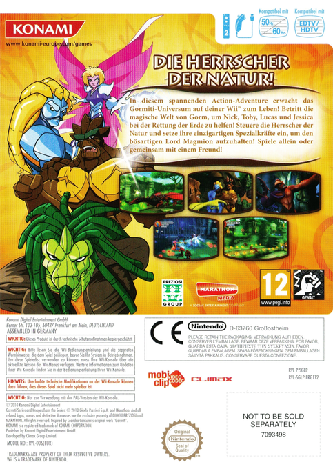 Gormiti - Les Seigneurs De La Nature ! — box-2D-back (DE)
