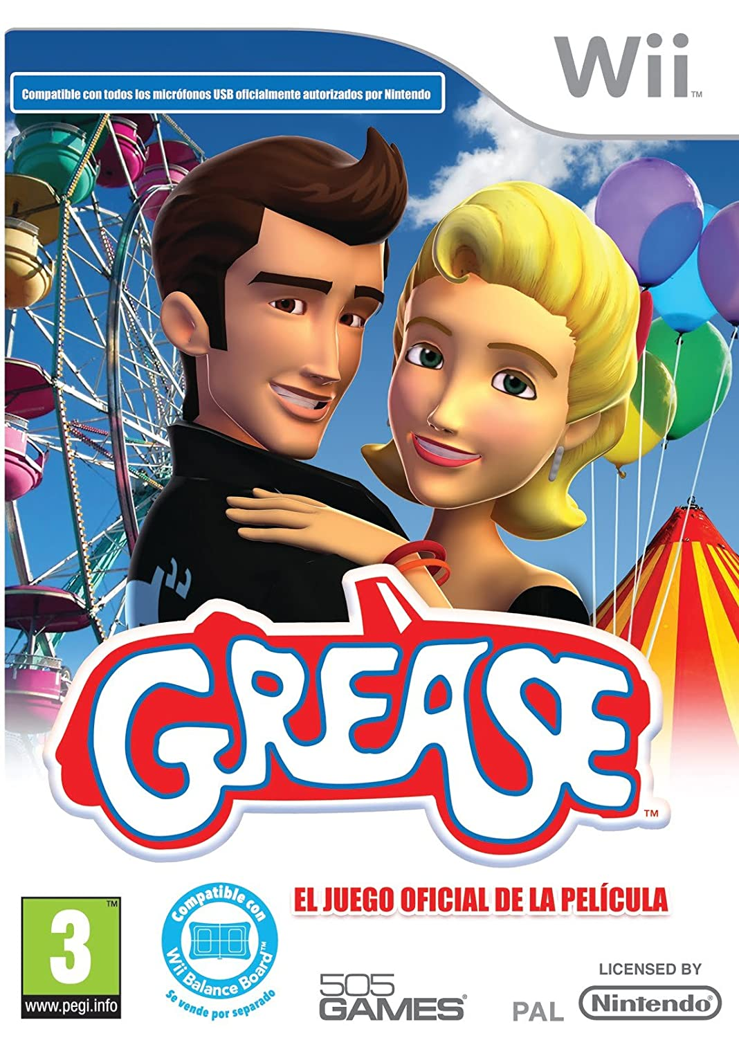 Grease - The Official Video Game — box-2D (SP)