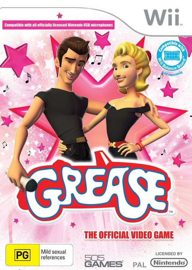 Grease - The Official Video Game — box-2D (AU)