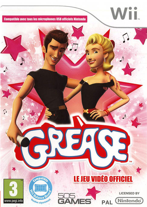 Grease - The Official Video Game — box-2D (FR)