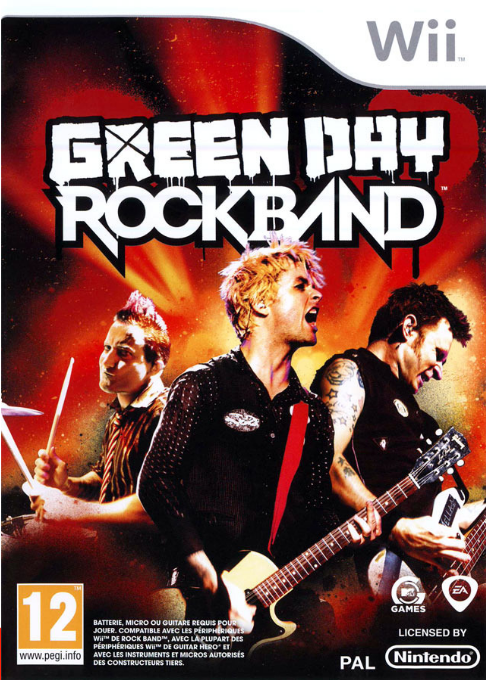 Green Day - Rock Band — box-2D (FR)