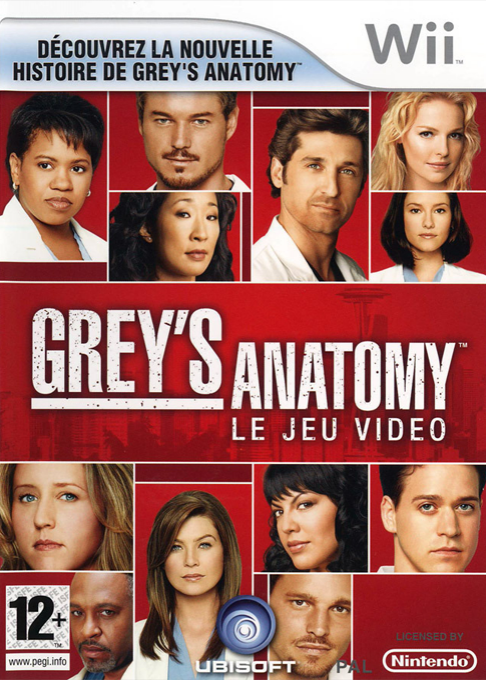 Grey's Anatomy - Le Jeu Vidéo — box-2D (FR)