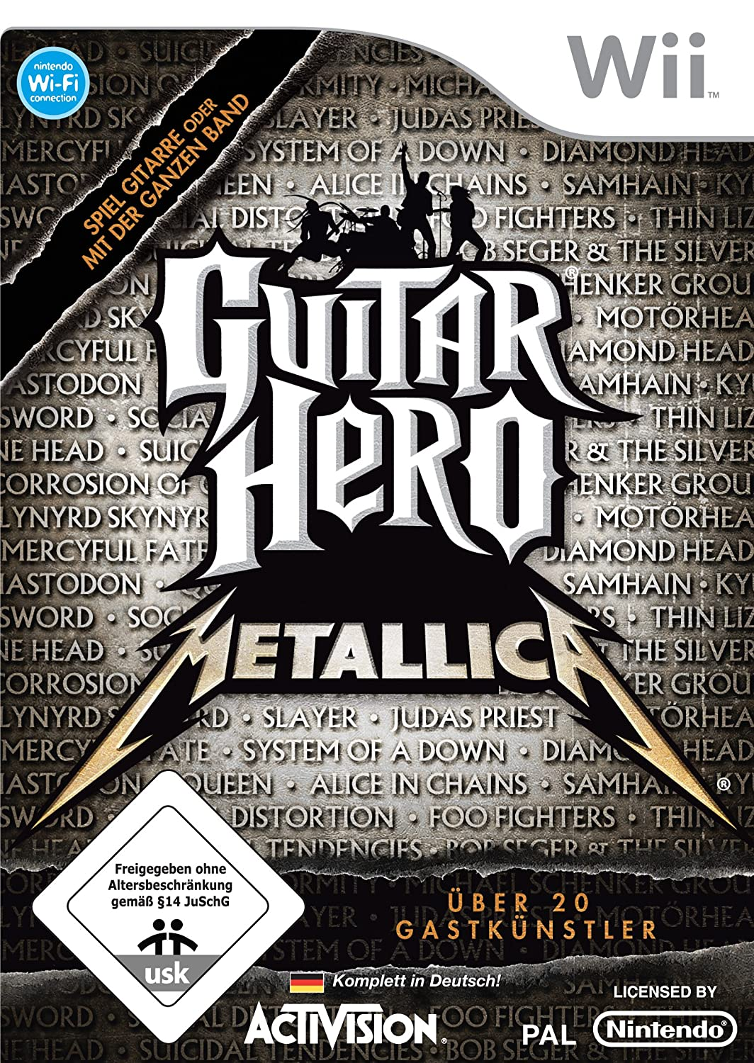 Guitar Hero - Metallica — box-2D (DE)