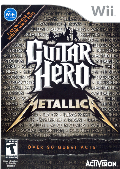 Guitar Hero - Metallica box art