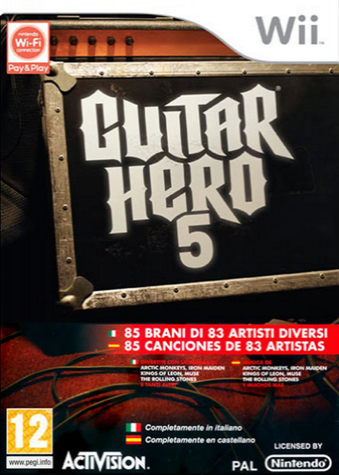 Guitar Hero 5 — box-2D (IT)